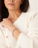 Lost Souls stainless steel essential cuff bracelet in silver